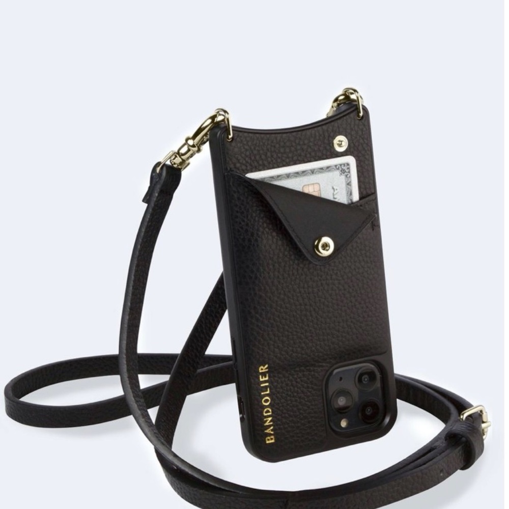 Emma Pebble Leather Crossbody Bandolier